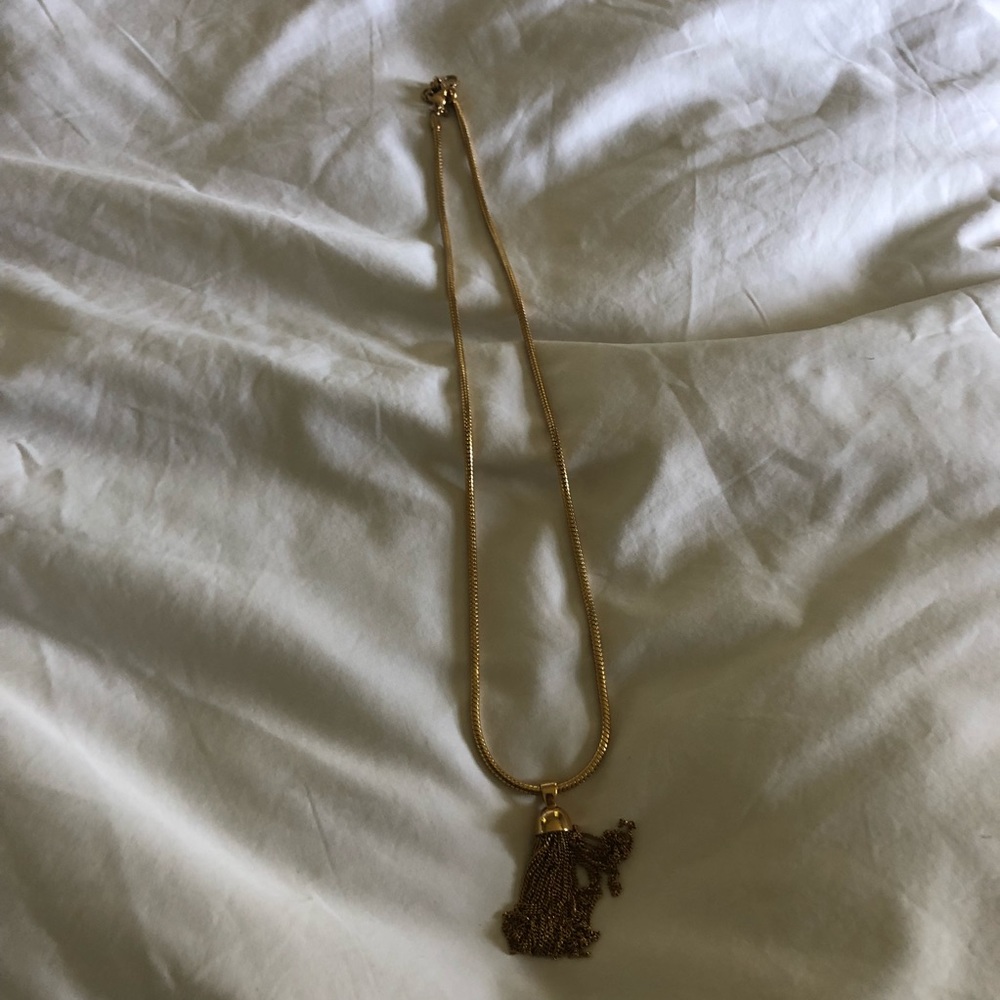 Gold J. Crew Statement Necklace